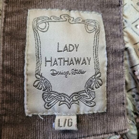 Lady Hathaway, Woman’s Corduroy Blazer Size Large. - Picture 4 of 4